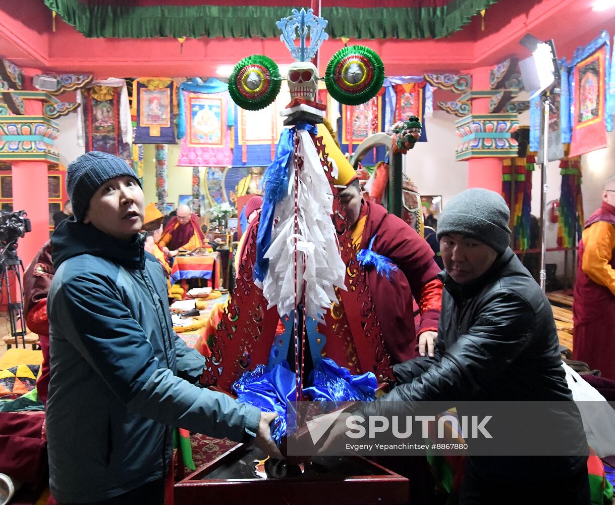 Russia Religion Buddhism Purification Ritual