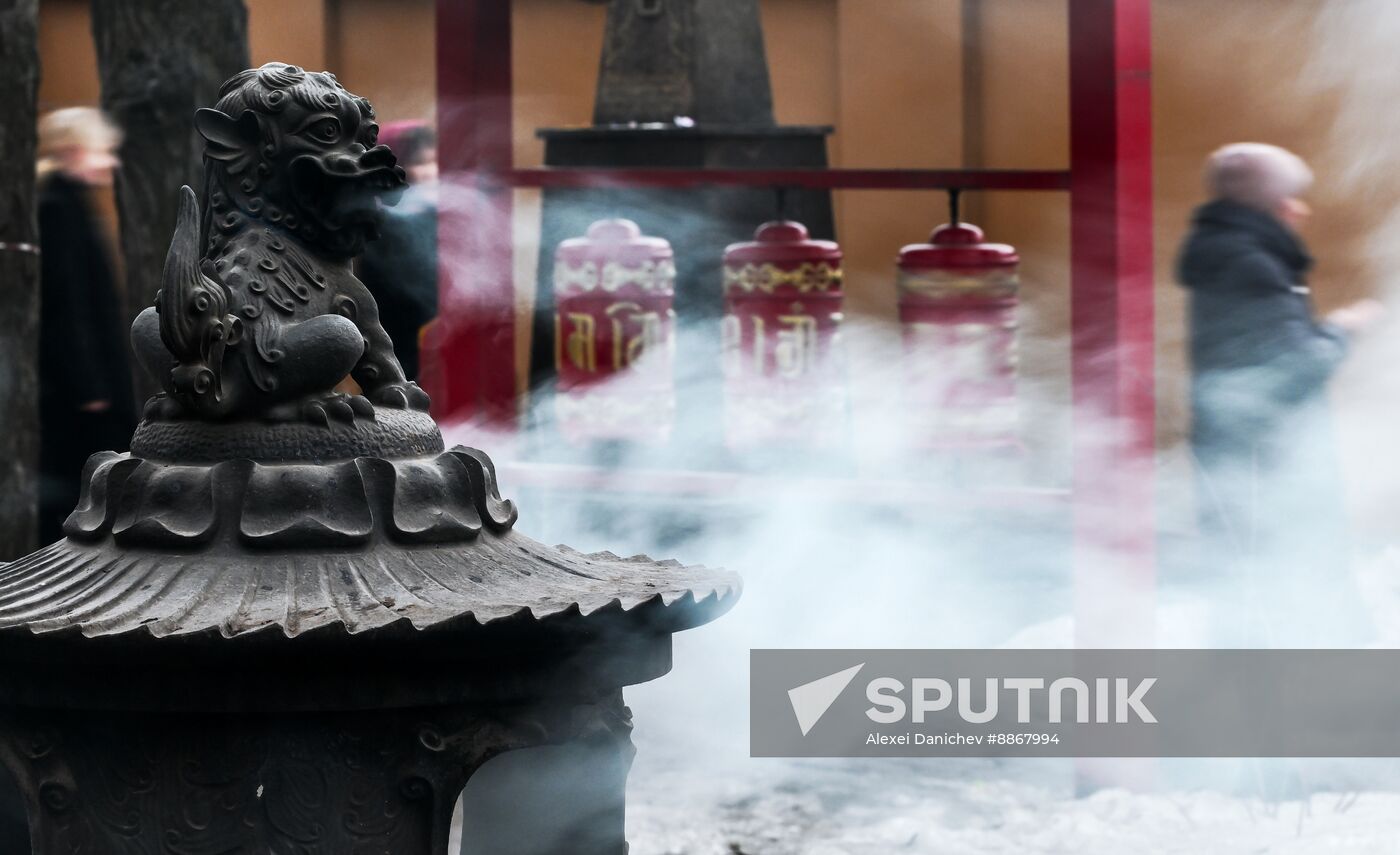 Russia Religion Buddhism Purification Ritual