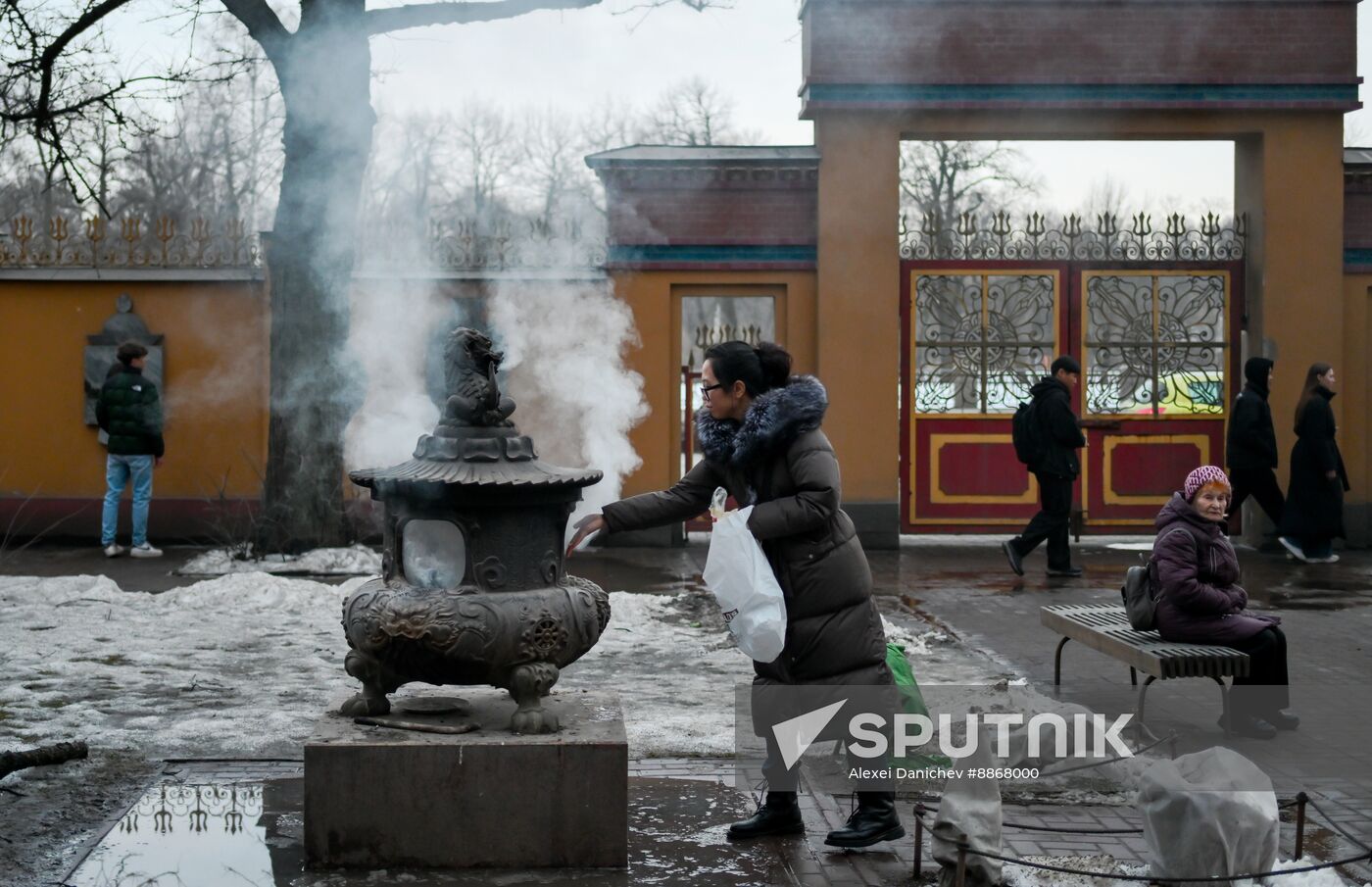 Russia Religion Buddhism Purification Ritual