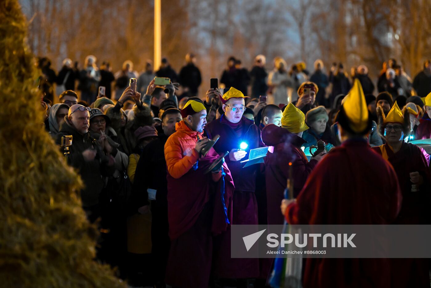 Russia Religion Buddhism Purification Ritual