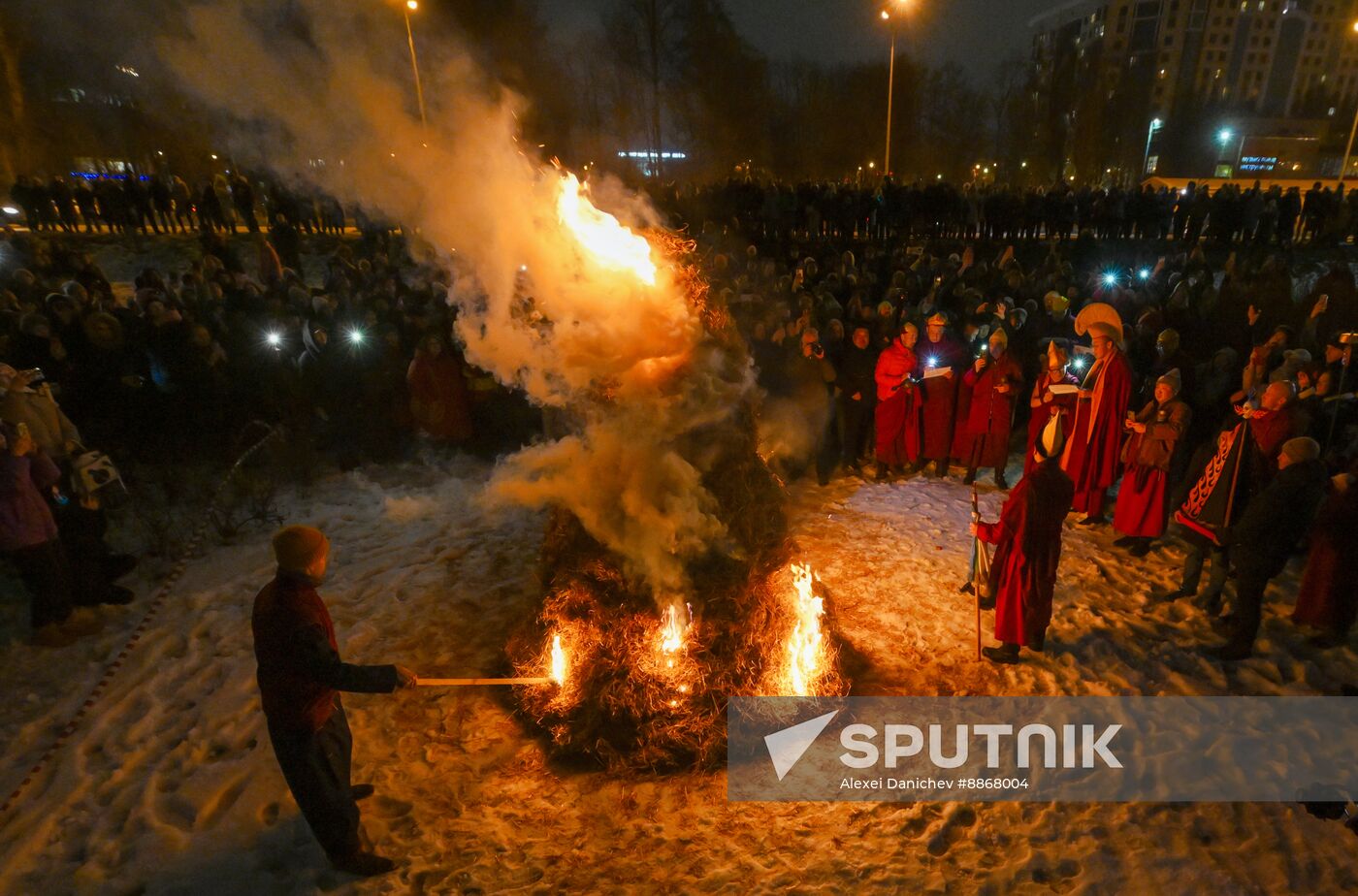 Russia Religion Buddhism Purification Ritual