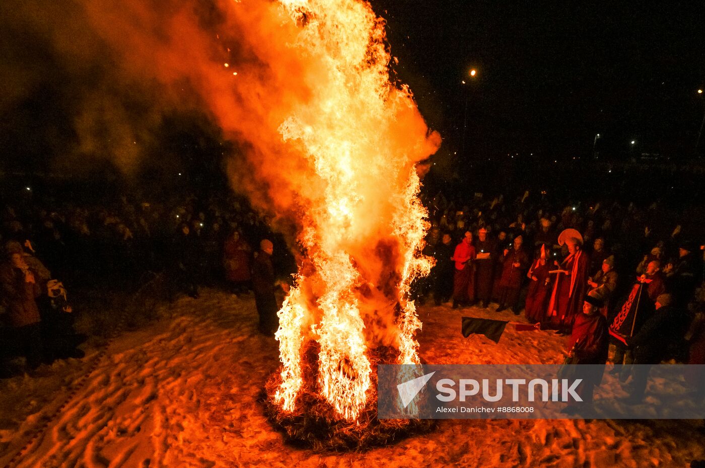 Russia Religion Buddhism Purification Ritual
