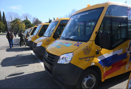 Abkhazia Russia Education School Buses