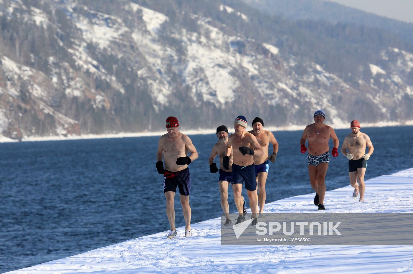 Russia Siberia Winter Swimming