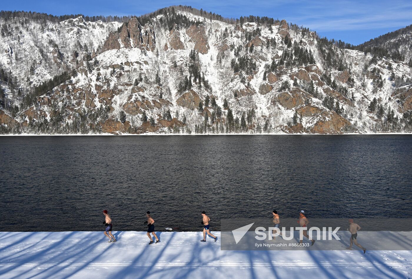Russia Siberia Winter Swimming