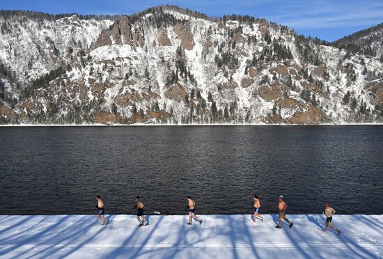 Russia Siberia Winter Swimming