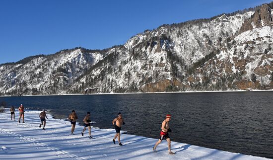 Russia Siberia Winter Swimming