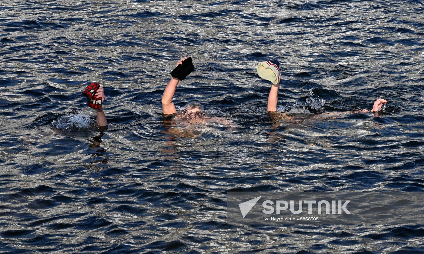 Russia Siberia Winter Swimming
