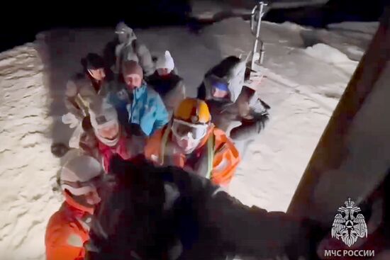 Russia Fishermen Rescue Operation