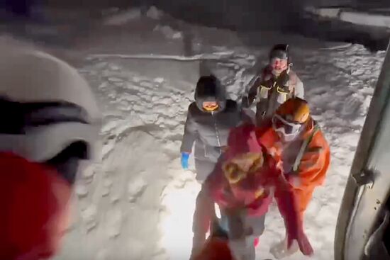 Russia Fishermen Rescue Operation