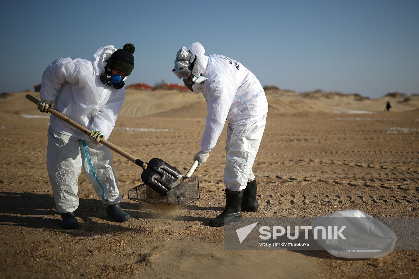 Russia Tankers Crash Aftermath