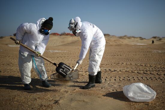 Russia Tankers Crash Aftermath