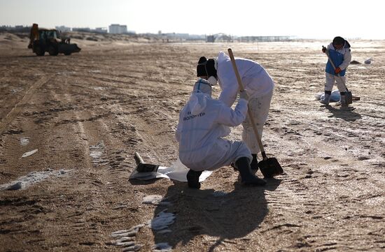 Russia Tankers Crash Aftermath