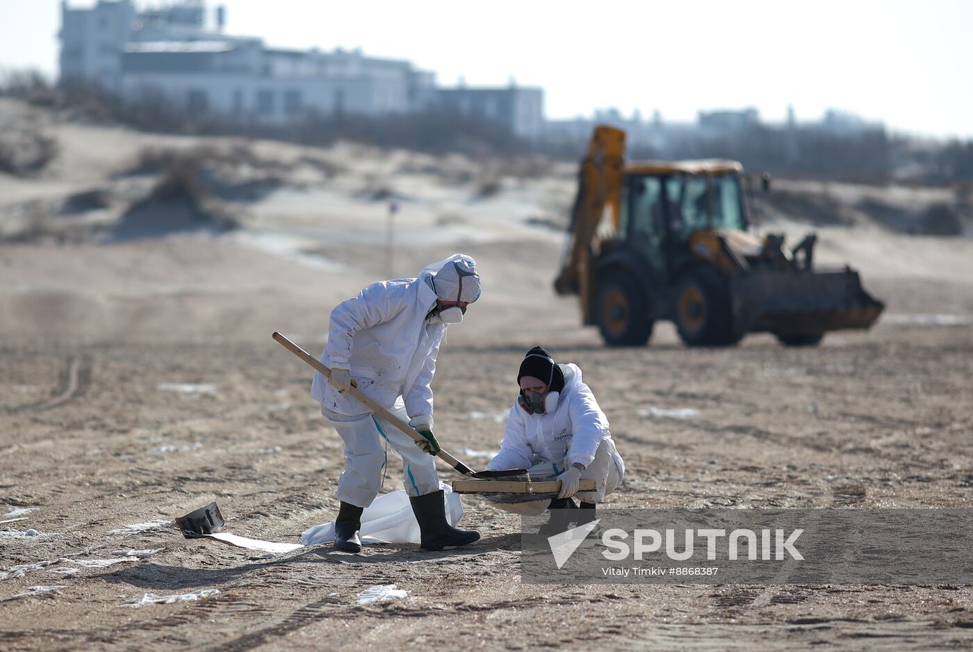 Russia Tankers Crash Aftermath