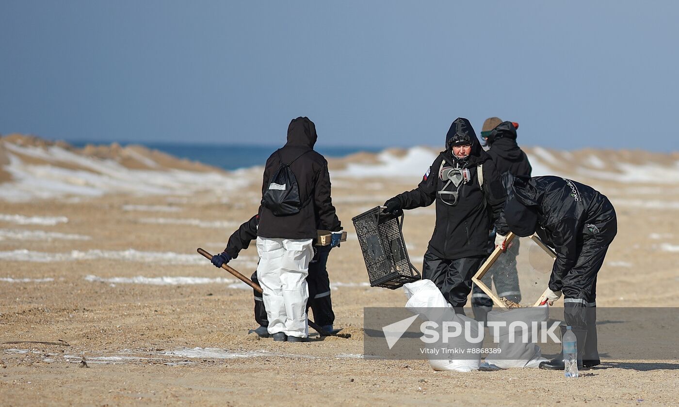 Russia Tankers Crash Aftermath