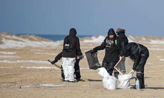 Russia Tankers Crash Aftermath