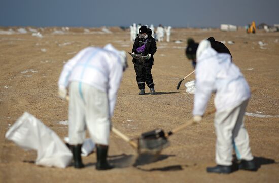 Russia Tankers Crash Aftermath