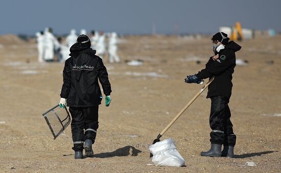 Russia Tankers Crash Aftermath