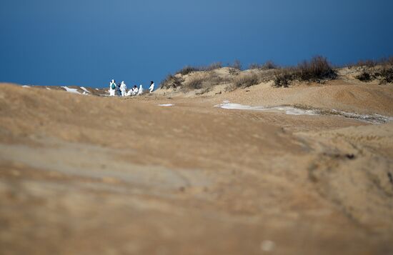 Russia Tankers Crash Aftermath