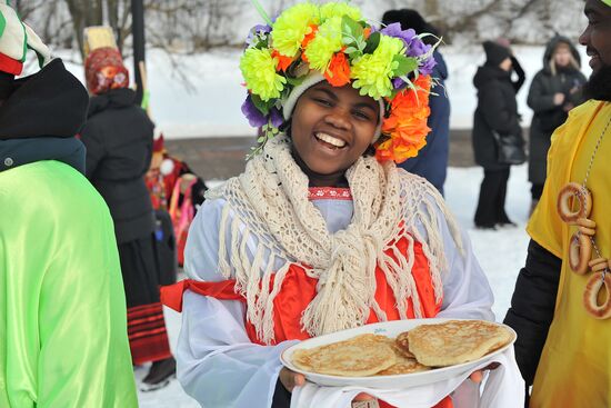 Russia Maslenitsa Celebration