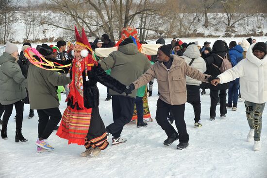 Russia Maslenitsa Celebration