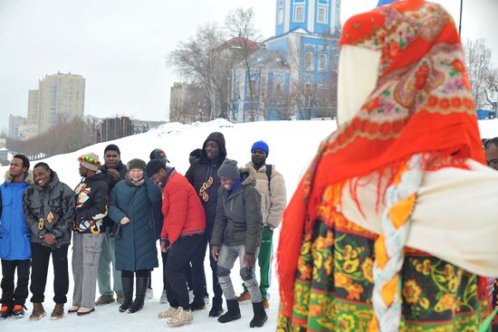 Russia Maslenitsa Celebration