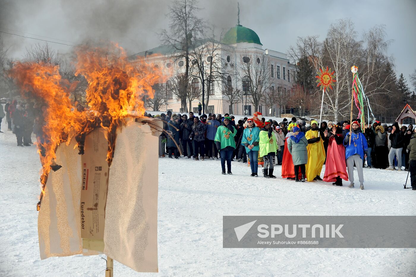 Russia Maslenitsa Celebration