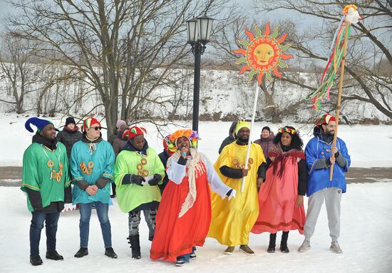 Russia Maslenitsa Celebration