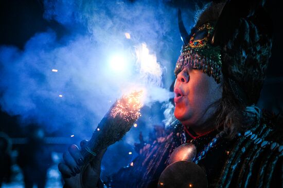 Russia Tuvan New Year Celebration