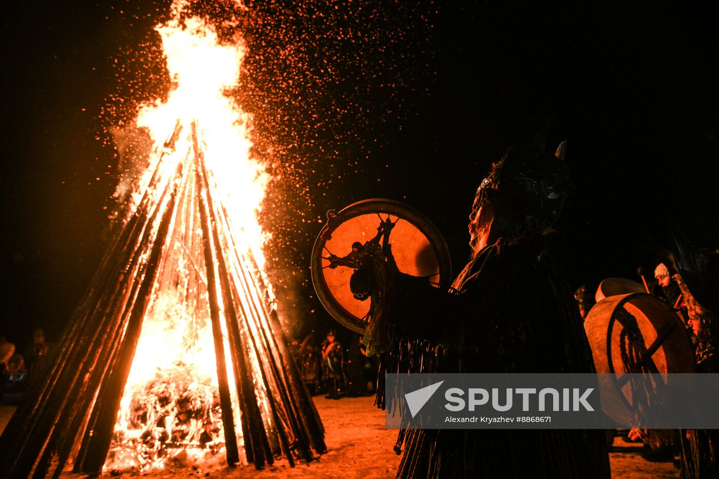 Russia Tuvan New Year Celebration