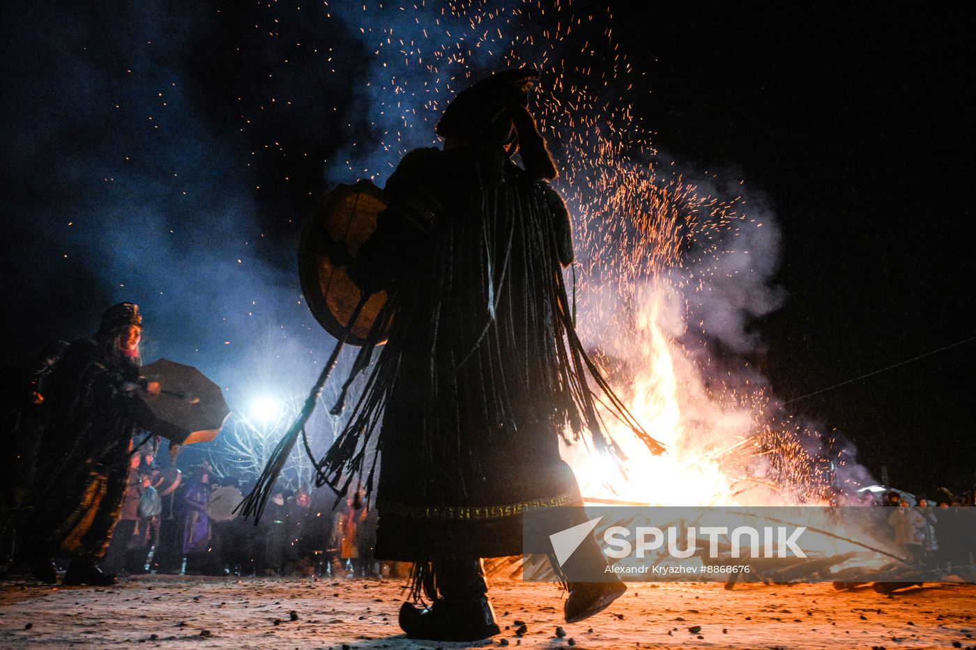 Russia Tuvan New Year Celebration
