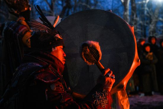 Russia Tuvan New Year Celebration