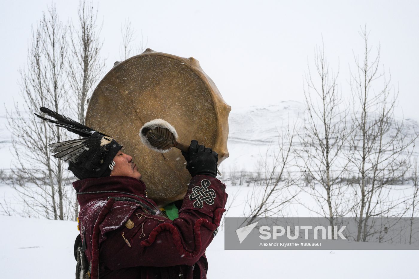 Russia Tuvan New Year Celebration
