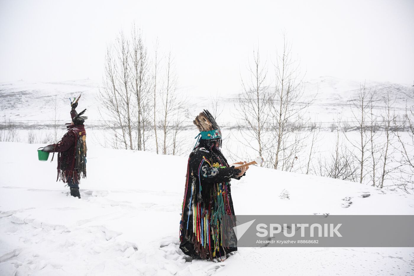 Russia Tuvan New Year Celebration