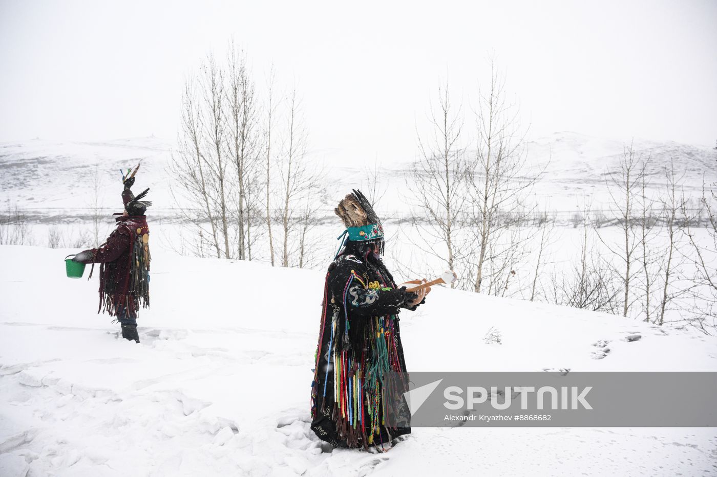 Russia Tuvan New Year Celebration
