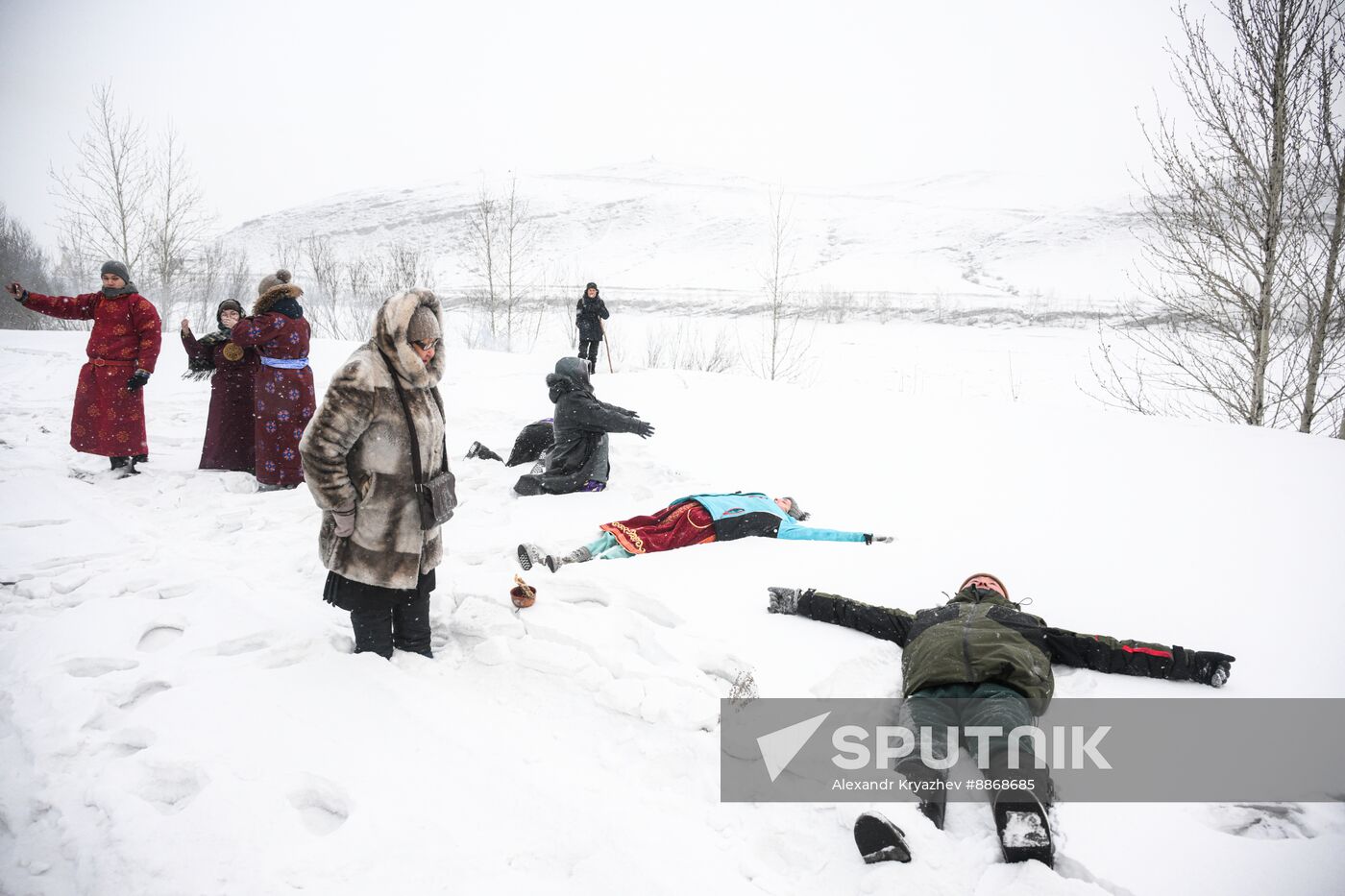 Russia Tuvan New Year Celebration