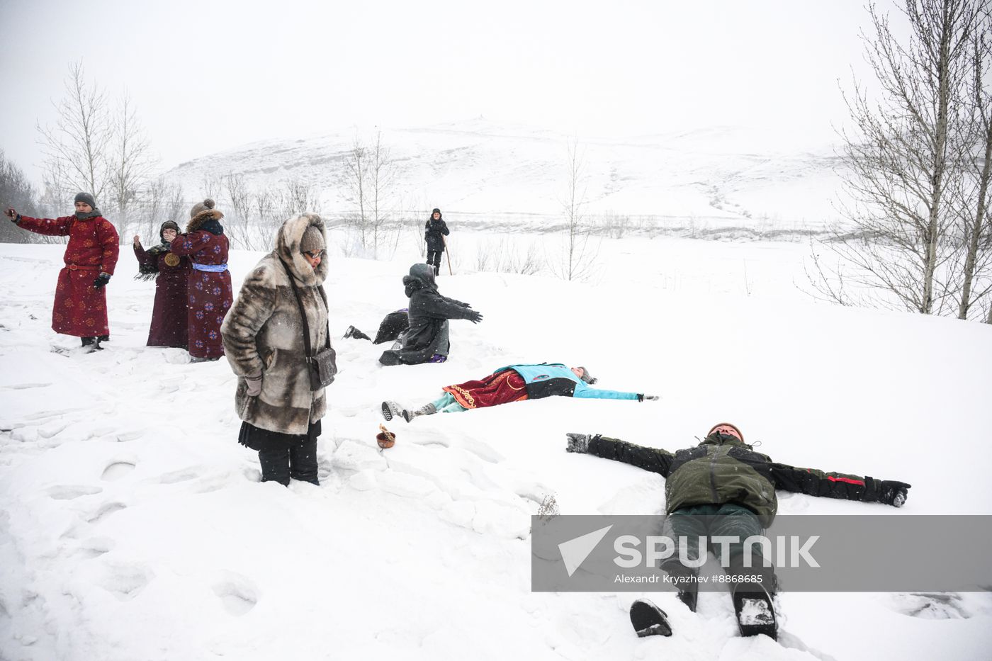 Russia Tuvan New Year Celebration