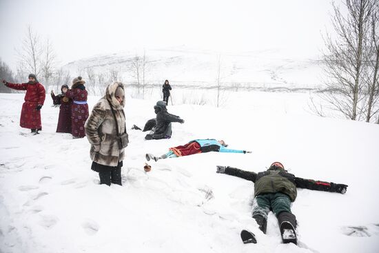 Russia Tuvan New Year Celebration