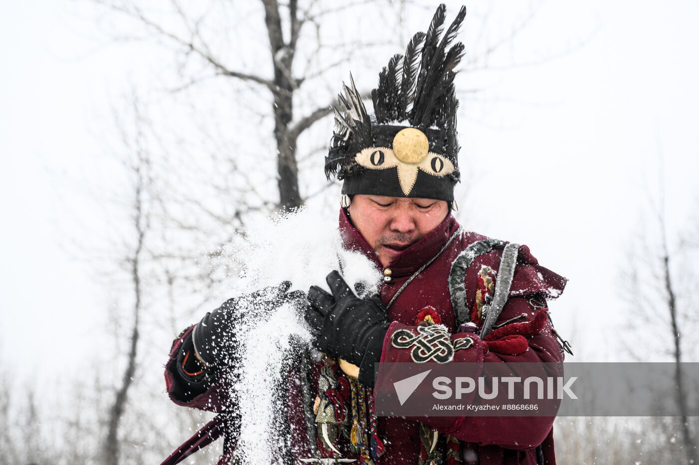 Russia Tuvan New Year Celebration