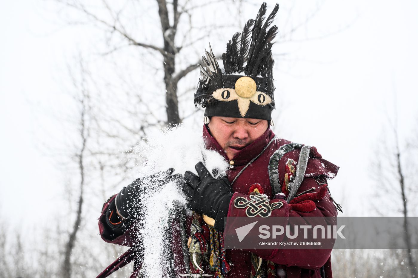 Russia Tuvan New Year Celebration