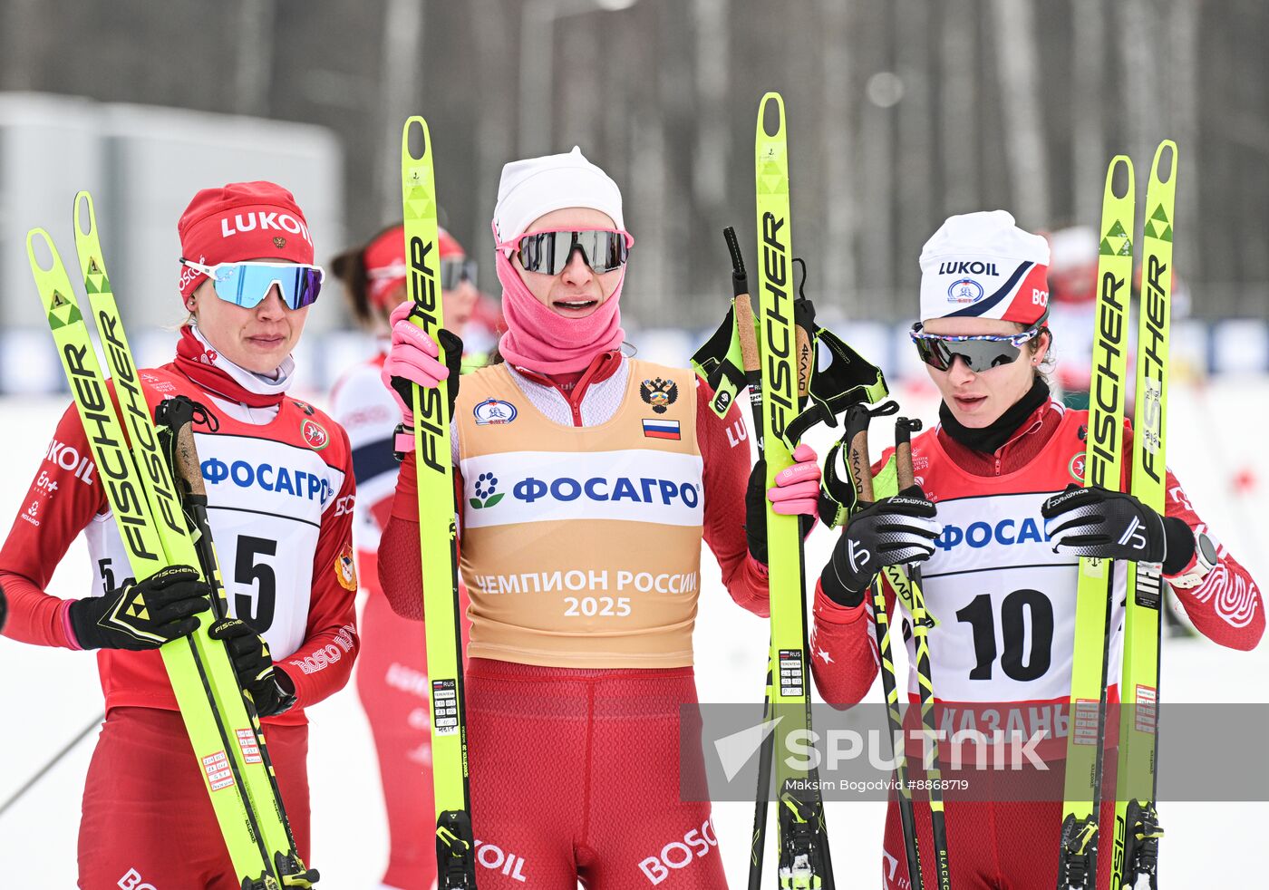 Russia Cross-Country Skiing Championships Women Skiathlon
