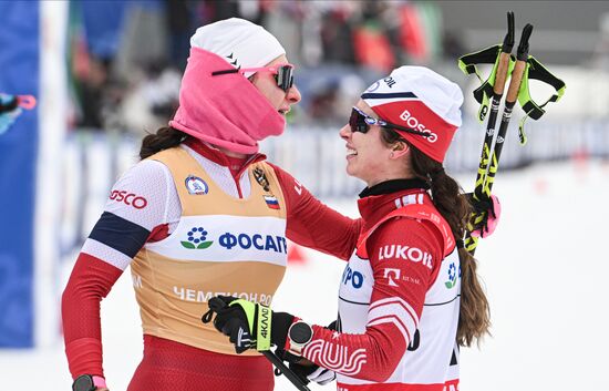 Russia Cross-Country Skiing Championships Women Skiathlon