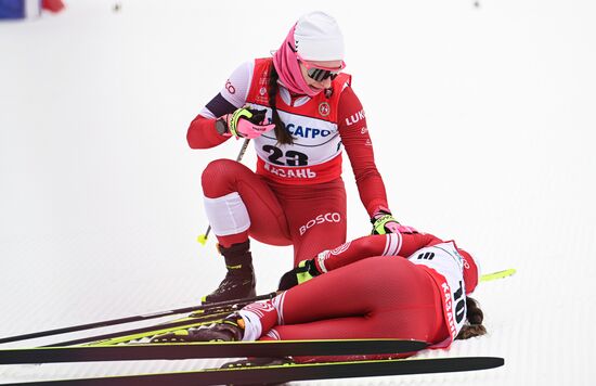 Russia Cross-Country Skiing Championships Women Skiathlon