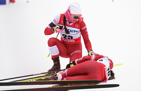 Russia Cross-Country Skiing Championships Women Skiathlon