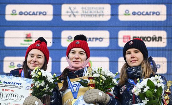 Russia Cross-Country Skiing Championships Women Skiathlon