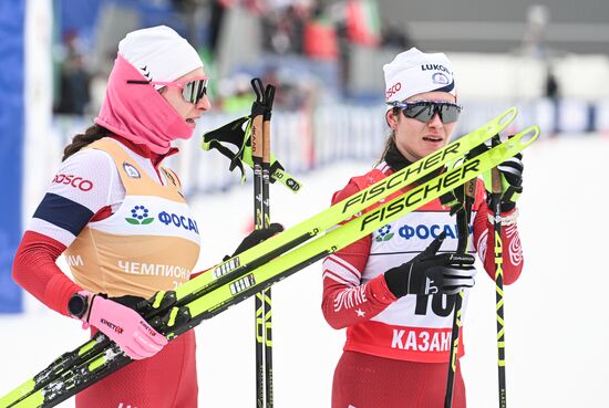 Russia Cross-Country Skiing Championships Women Skiathlon