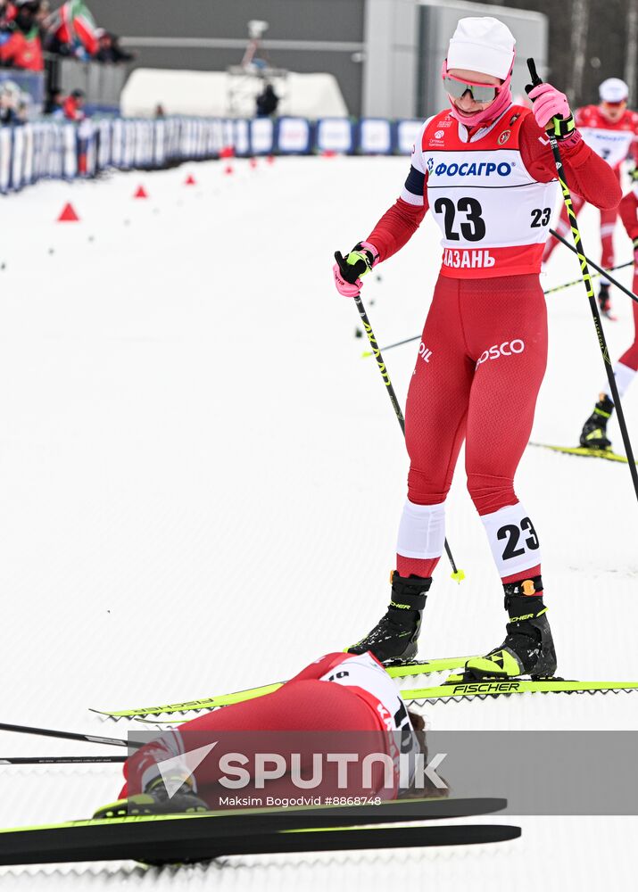 Russia Cross-Country Skiing Championships Women Skiathlon