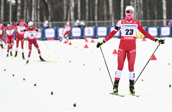 Russia Cross-Country Skiing Championships Women Skiathlon