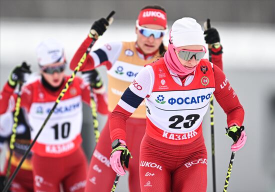 Russia Cross-Country Skiing Championships Women Skiathlon