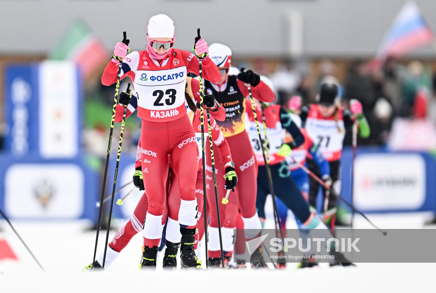 Russia Cross-Country Skiing Championships Women Skiathlon